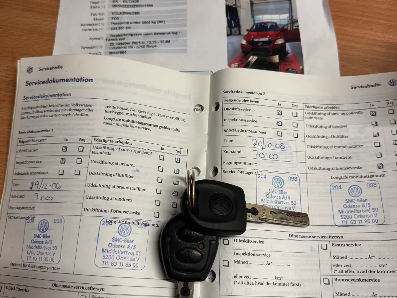 Billede 8 - VW Fox – Nysynet 23-10-2025 & Nyserviceret