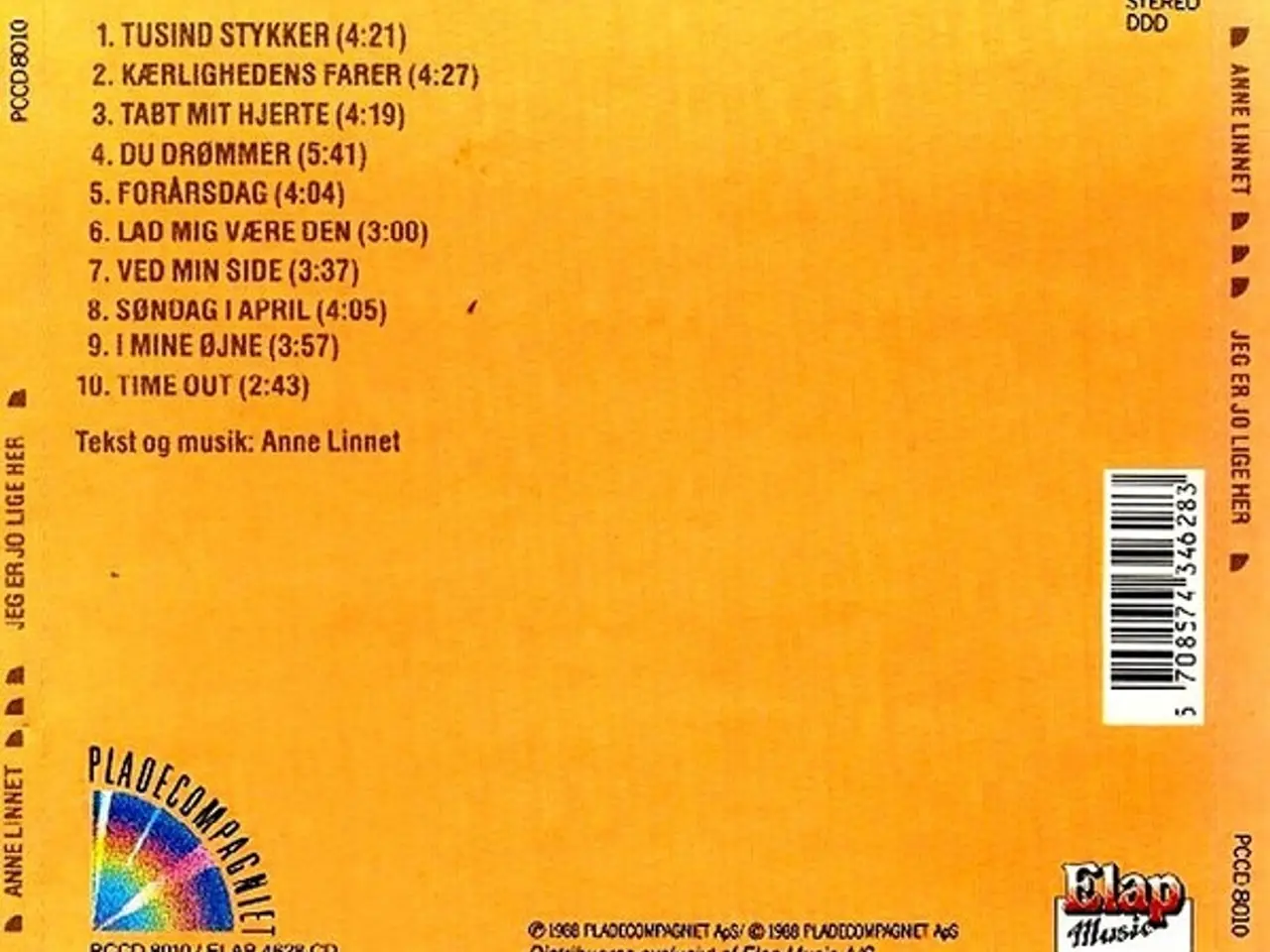 Billede 2 - Anne Linnet – Jeg Er Jo Lige Her – CD