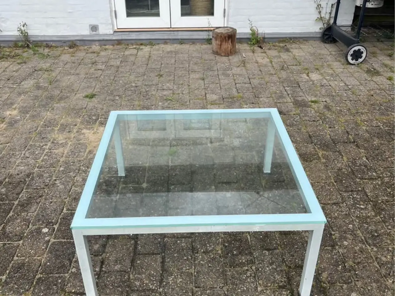 Billede 2 - Sofabord med glasplade