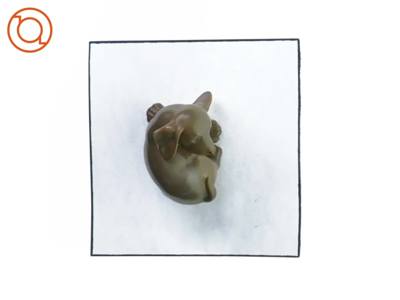 Billede 4 - Hundehvalp fra Royal Copenhagen (str. 10 x 8 cm)