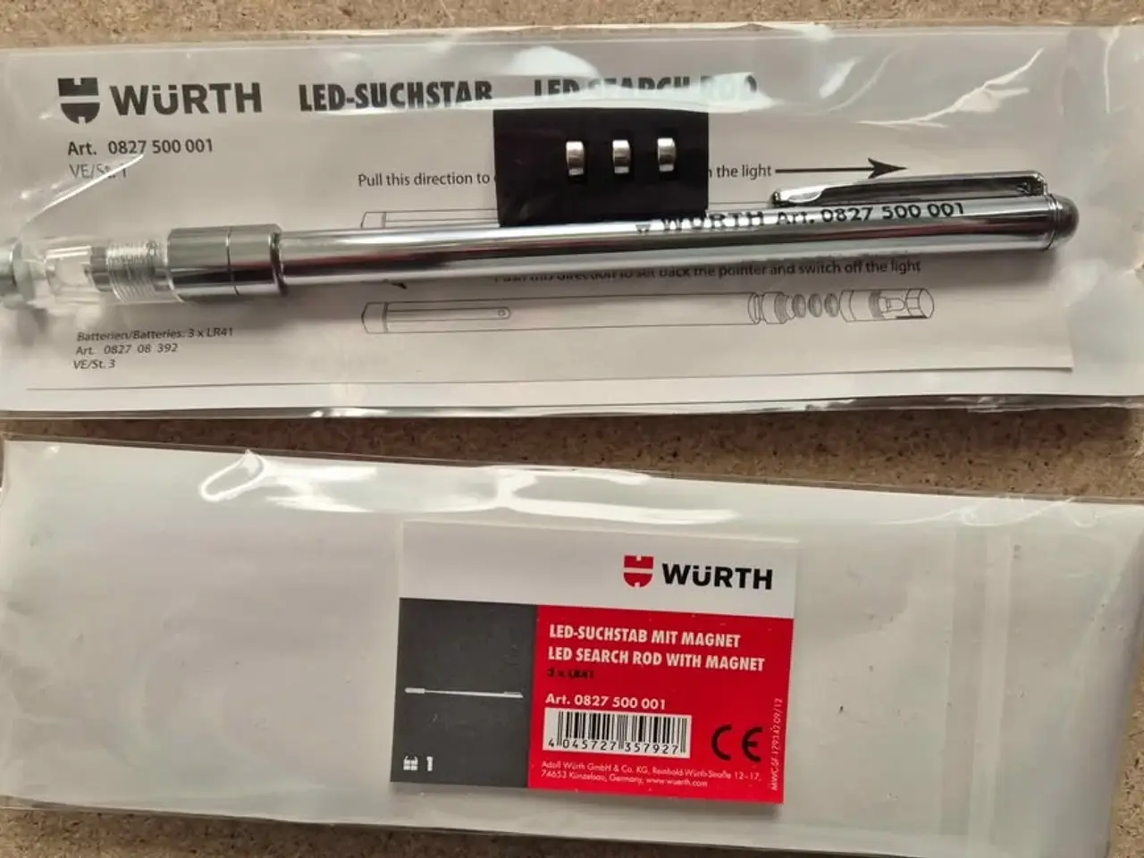 Billede 1 - Wurth teleskop led magnet lampe