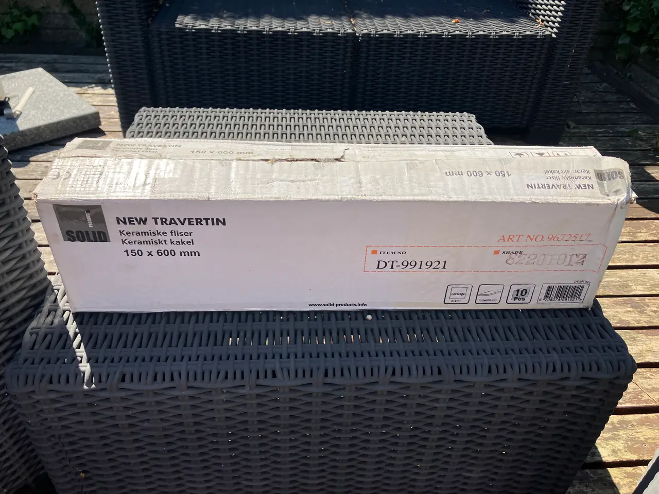Billede 4 - 5,4 m2 Klinker New Travertin 150 x 600 
