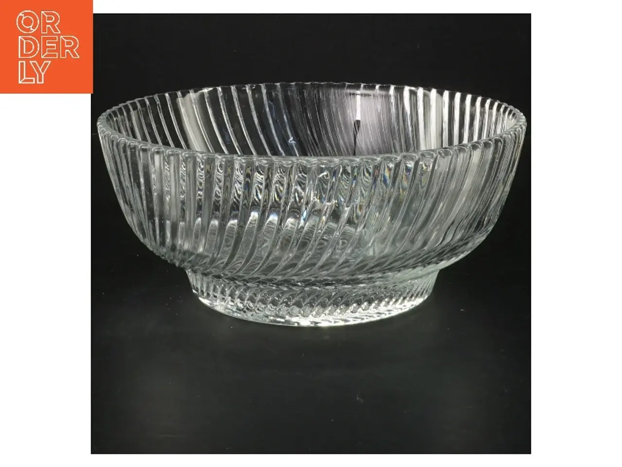 Billede 1 - Smuk Glasskål (str. Ø 20,5 cm)