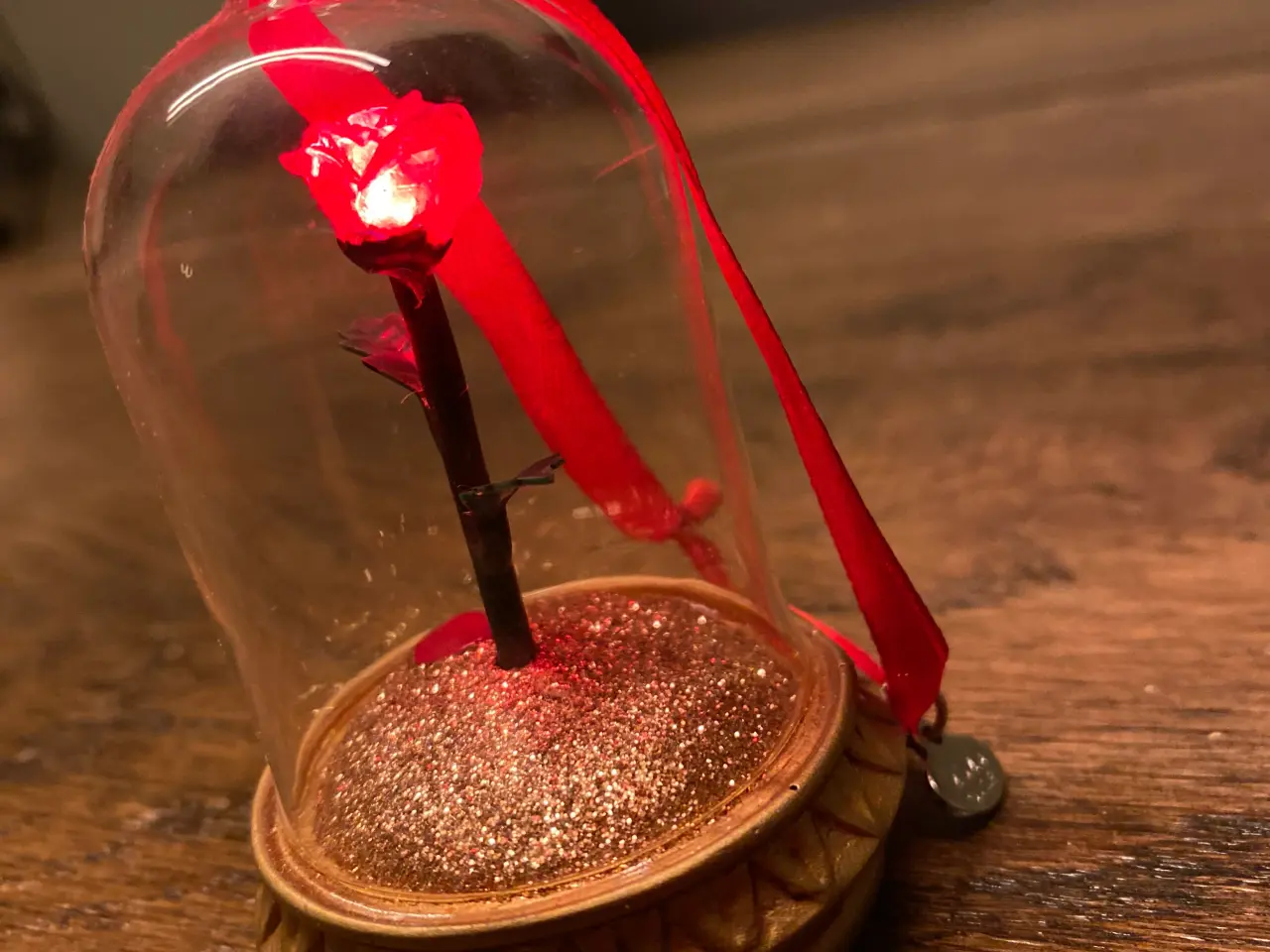 Billede 1 - Disney Juleornament Skønheden og udyret