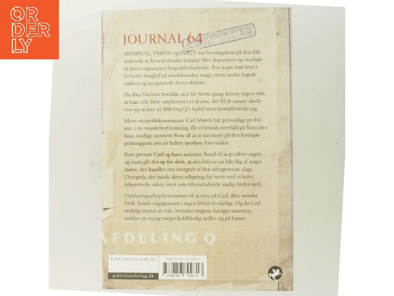 Billede 3 - Journal 64 af Jussi Adler-Olsen (Bog)
