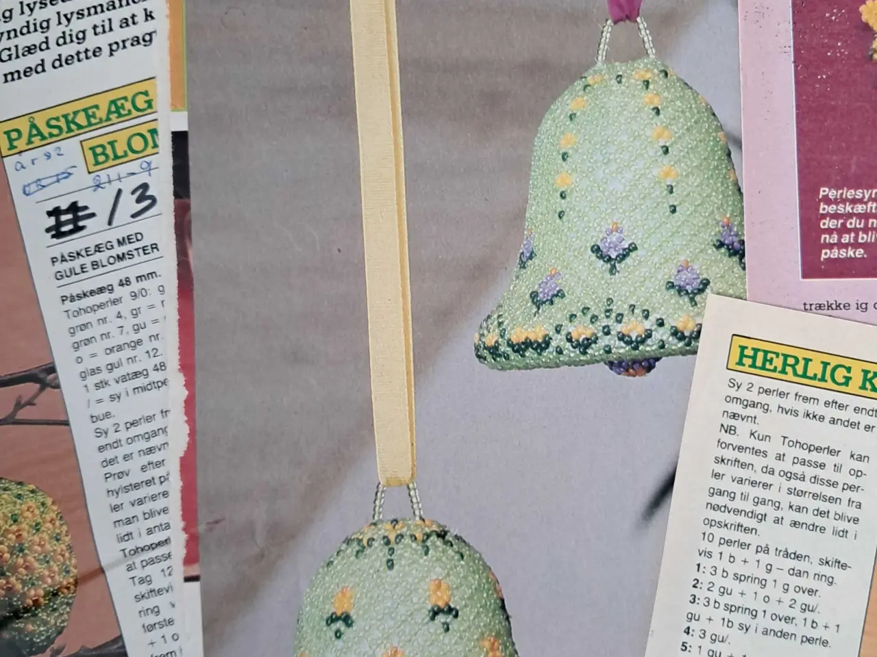 Billede 7 - Opskrifter fra ugeblade til perler 