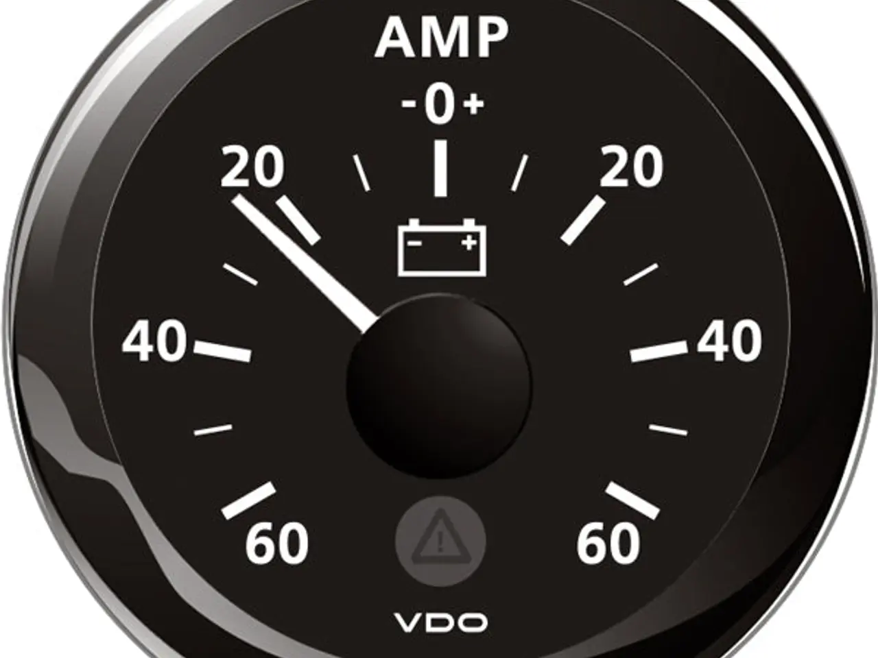 Billede 1 - VDO amperemeter 60 A – sort, Ø52 mm