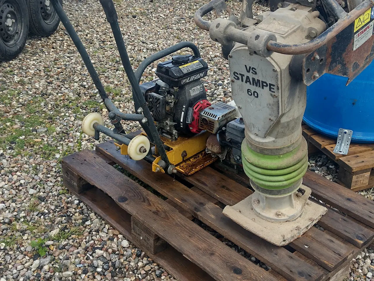 Billede 6 - Jordloppe, pladevibrator og motor