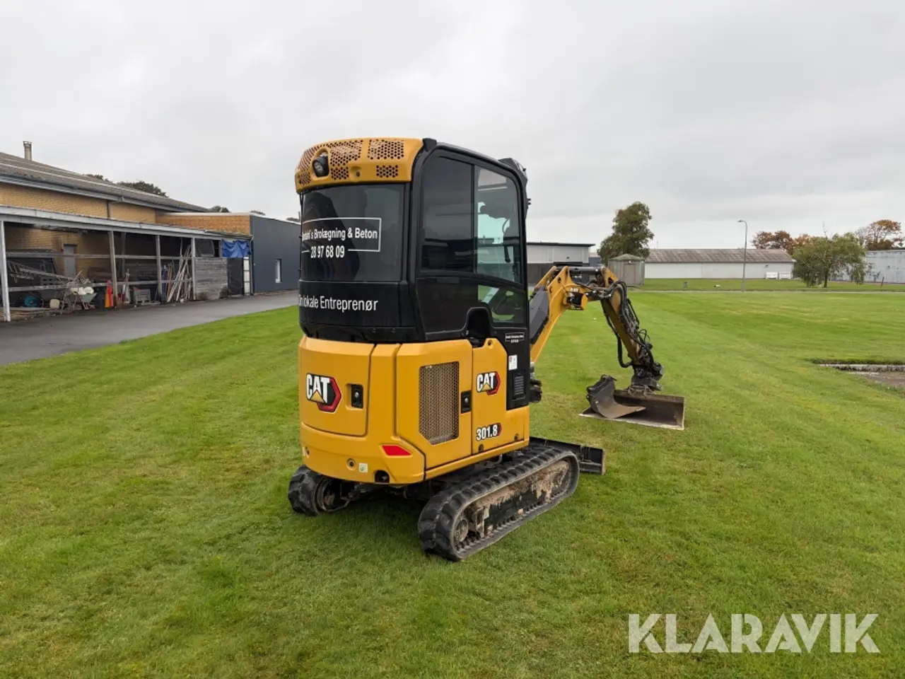 Billede 4 - Gravemaskine Cat 301.8 med rotortilt