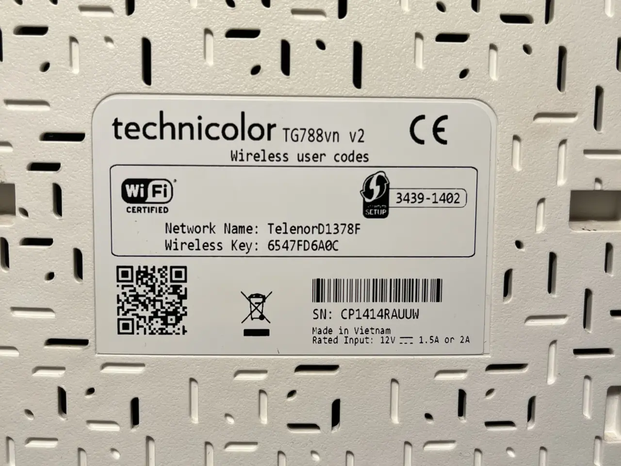 Billede 1 - Technicolor WiFi router