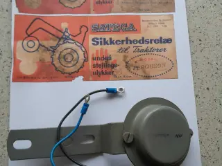 Sikkerhedsrelæ anti stejl til traktor.