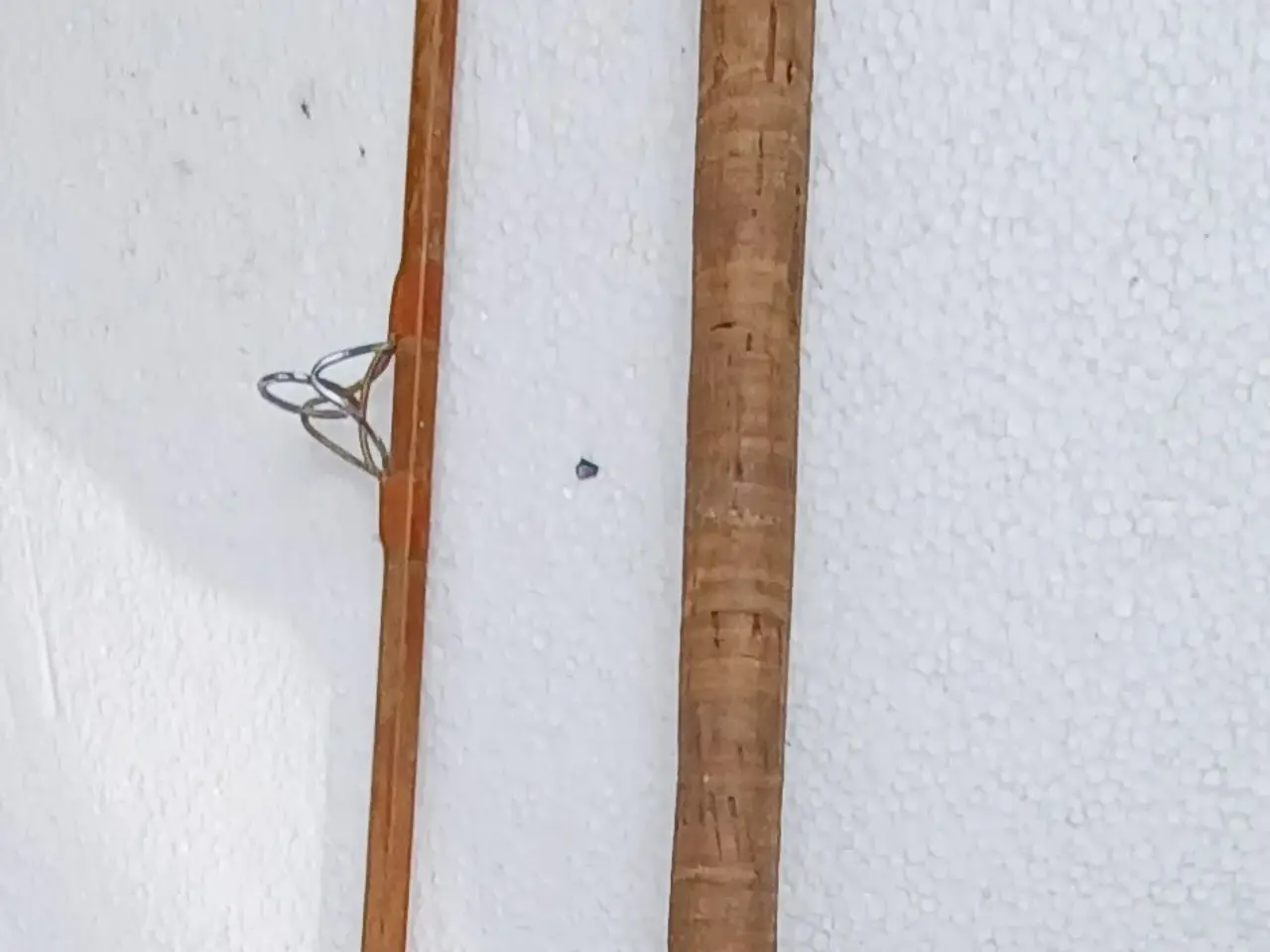 Billede 2 - Antik split-cane fiskestang.