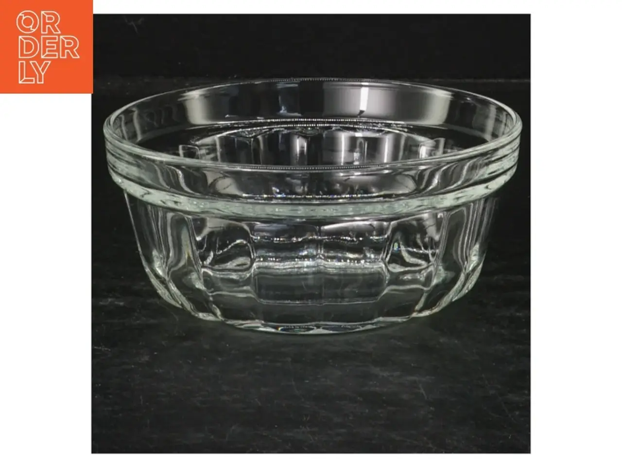 Billede 1 - Gennemsigtig glas skål (str. Ø. 12 cm)