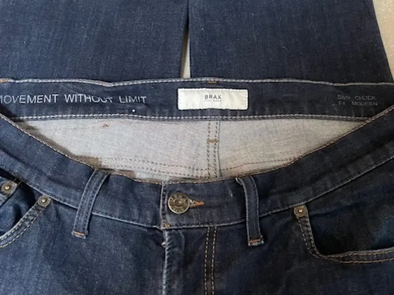 Billede 4 - Mørkeblå jeans Brax