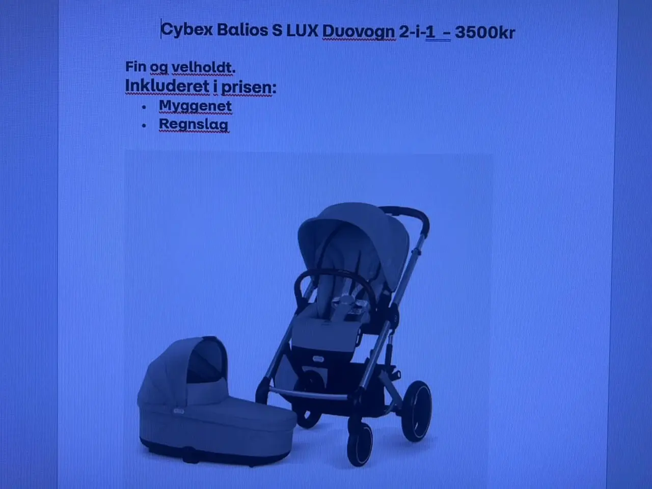 Billede 4 - Cybex kombivogn 