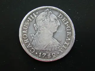 Mexico 2 Reales 1782 MO FF