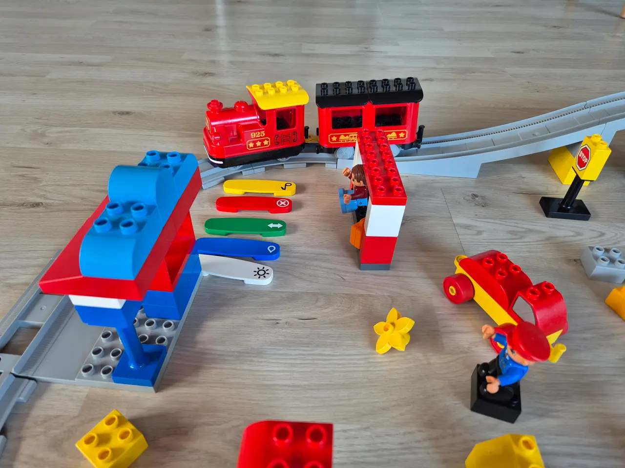 Billede 3 - Duplo Smart Elektrisk Togbane, Damptog, APP funkti