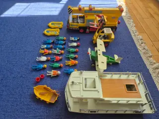 Playmobilkran og skib