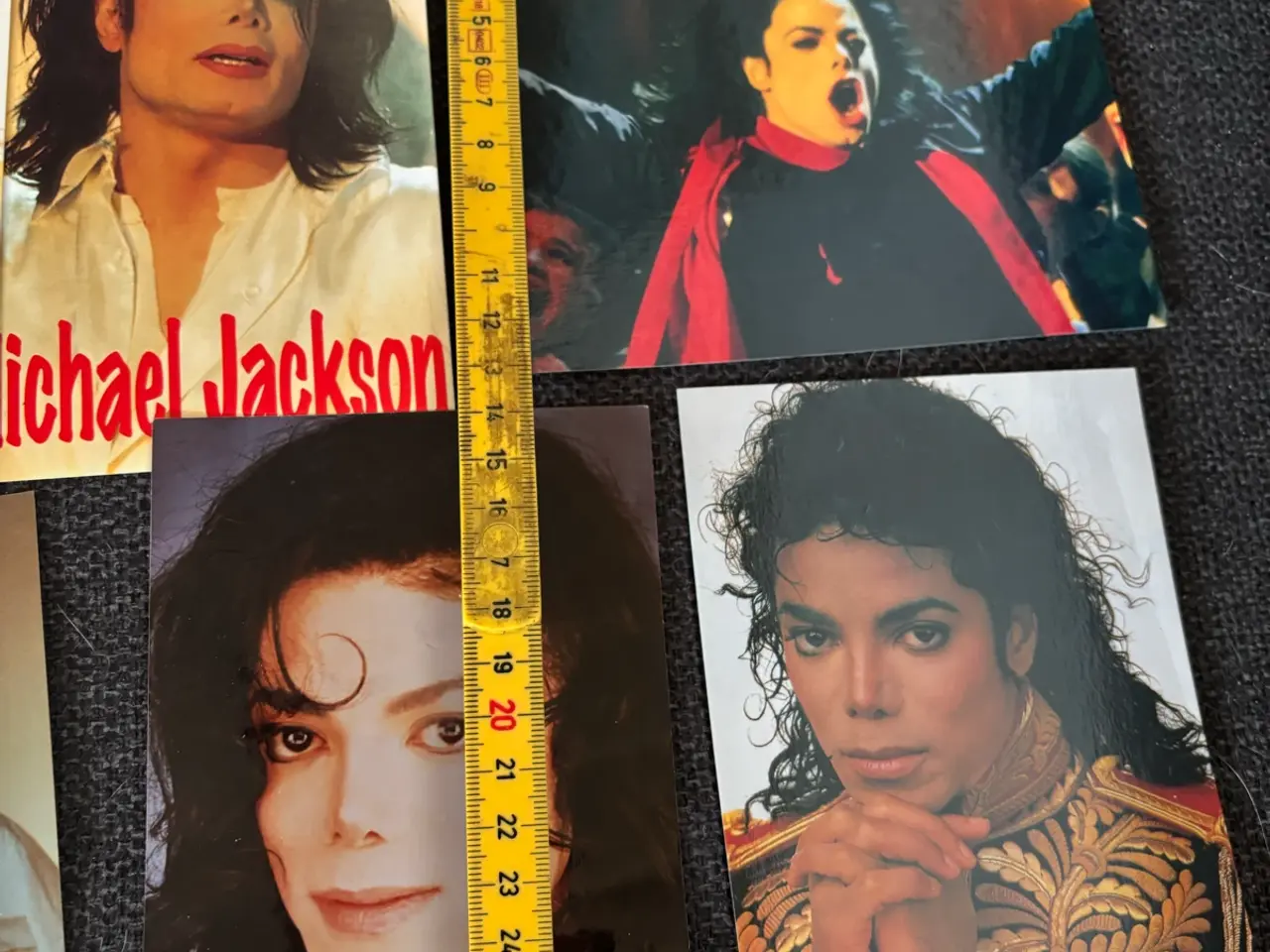Billede 4 - Lot med 10 Michael Jackson kort og billeder sælges