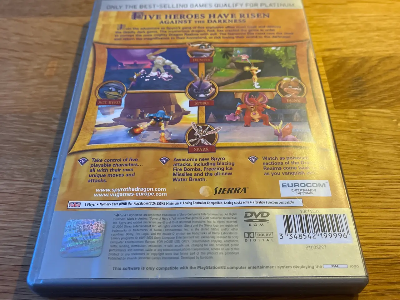 Billede 2 - Ps2 dvd spil 2005 Spyro heros tail