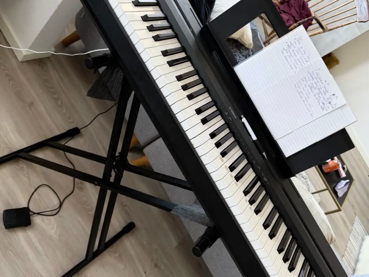 Billede 3 - Yamaha p45 + pedal + stativ