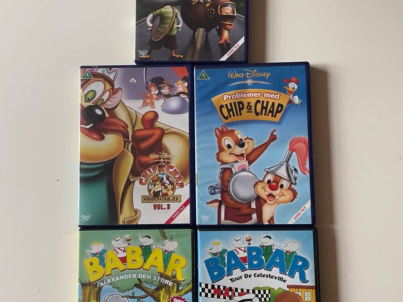 Billede 1 - Chip og Chap Babar og Lille Kylling DVD film