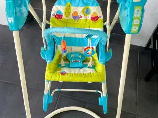 Fisher-Price skråstol og babygynge