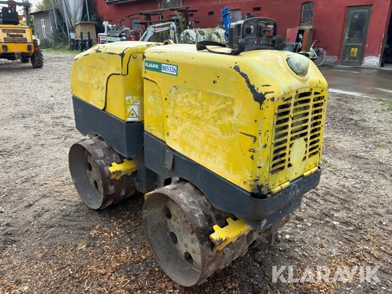 Billede 7 - Råjordskompaktor Wacker Neuson RT 82-SC2 - fjernstyret tandem-/grøftevalse