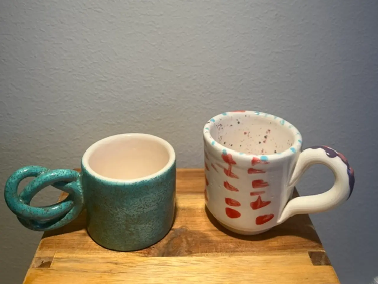 Billede 1 - 2 smukke unika keramikkopper / espressokopper