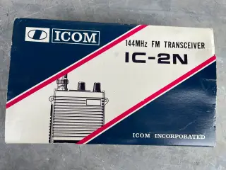 Walkie talkie - Icom IC-2N 144MHz FM transceiver.