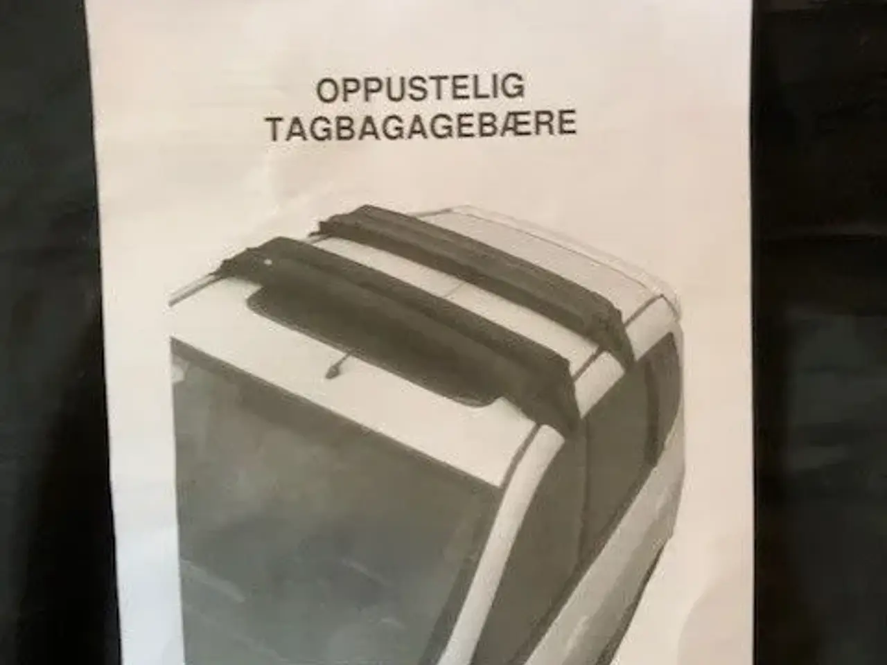Billede 1 - Tagbagebærer oppusteligt. Sprit nyt.
