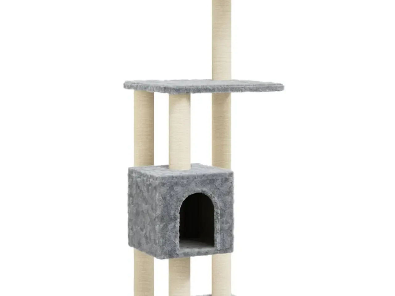 Billede 2 - Kradsetræ med sisalstolper 104 cm - lysegrå