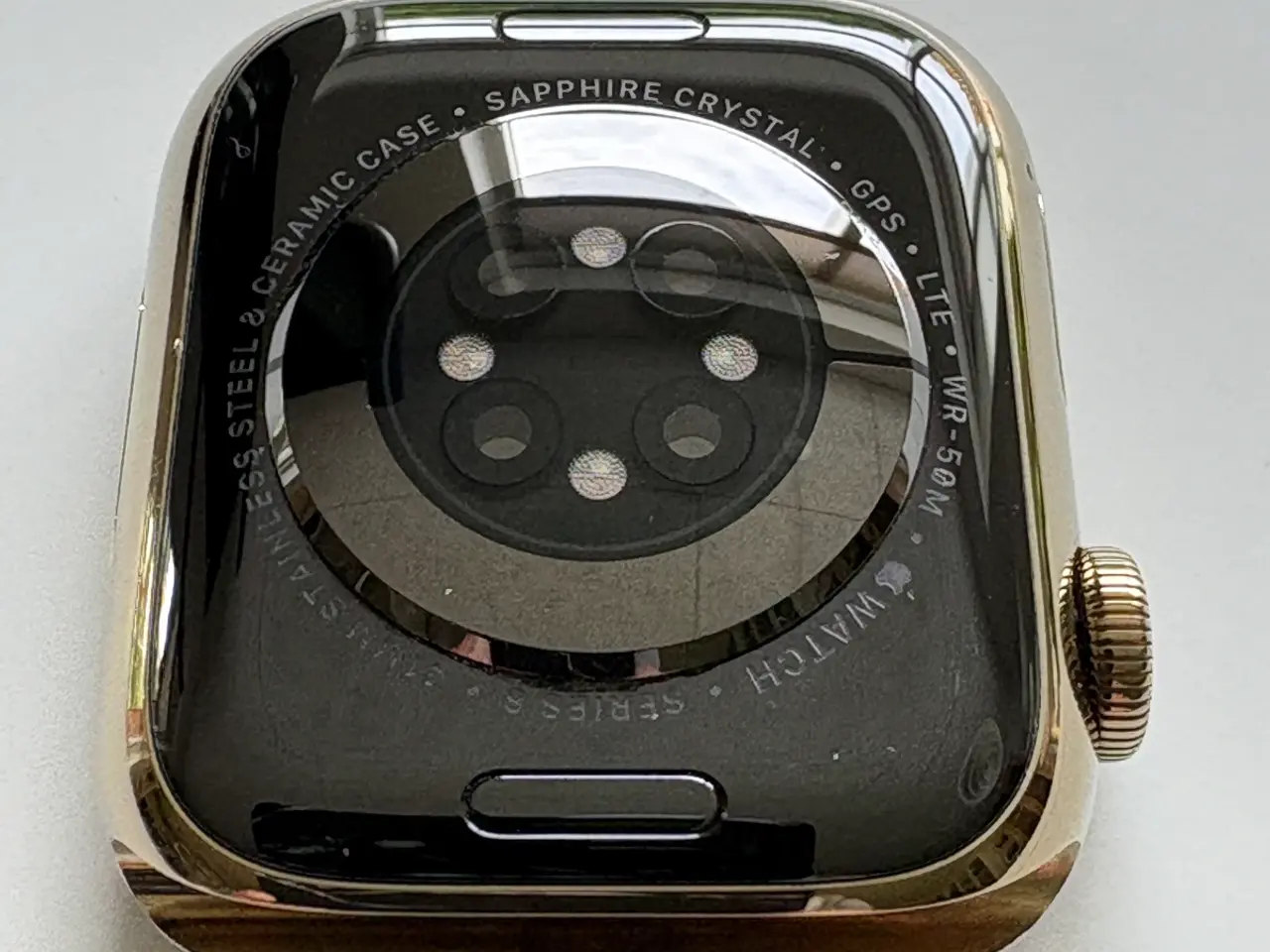 Billede 5 - Apple Watch series 8, 41 mm, rustfrit stål (guld)