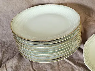 Winterling Bavaria — 9 frokosttallerkener 20,5 cm + fad