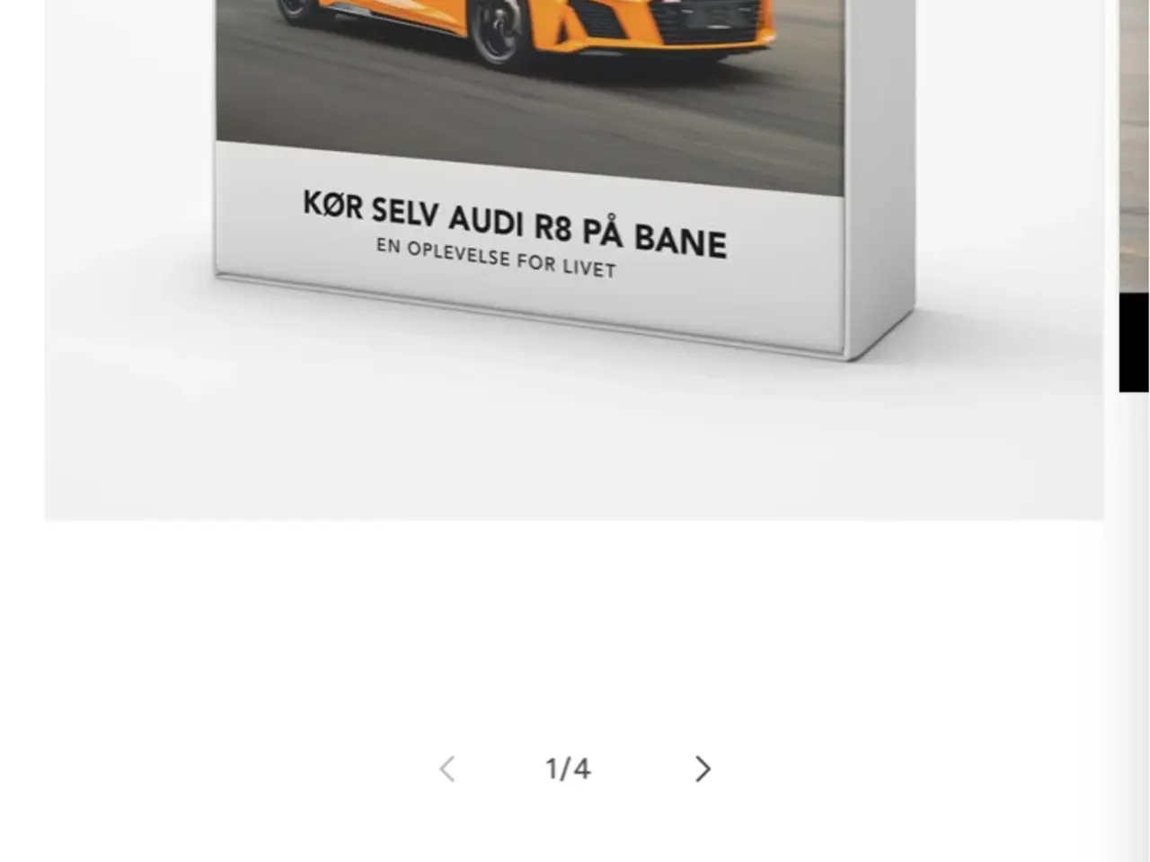Billede 1 - Gavekort/booking til kør selv Audi R8 V10