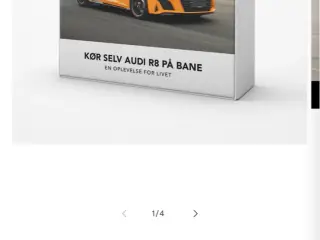 Gavekort/booking til kør selv Audi R8 V10