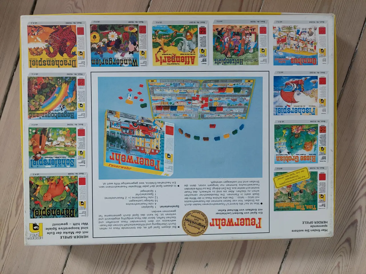 Billede 7 - Herder Speile - Feuerwehr brætspil 1984
