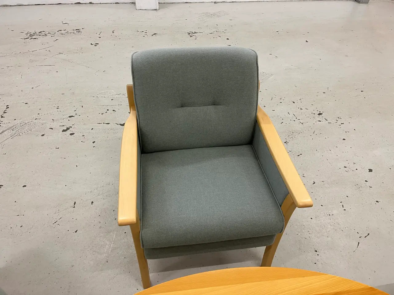 Billede 7 - Sofagruppe i turkisfarvet uld + bord.
