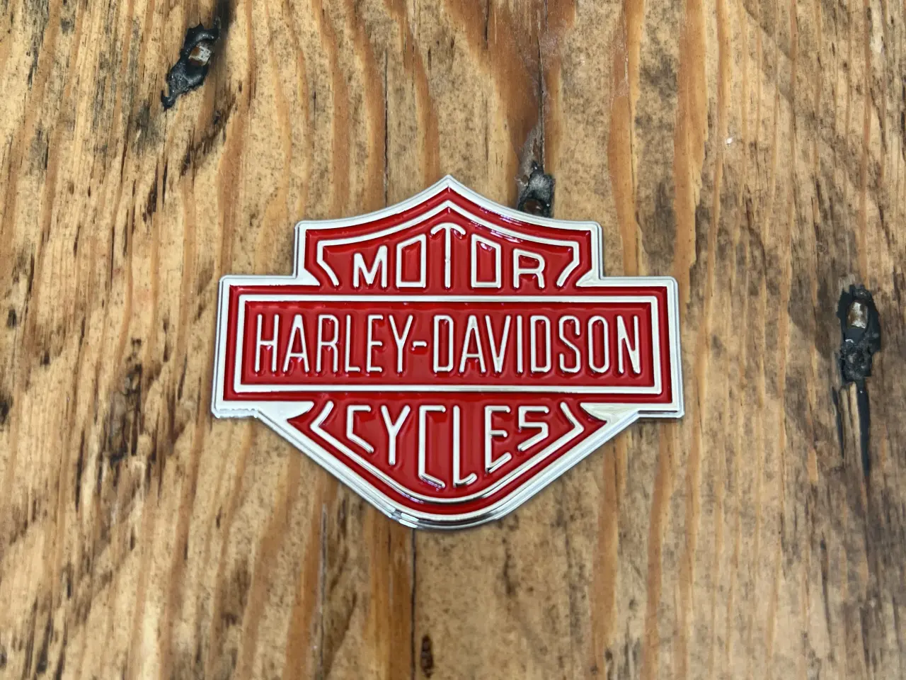 Billede 1 - Metal emblem med Harley-Davidson