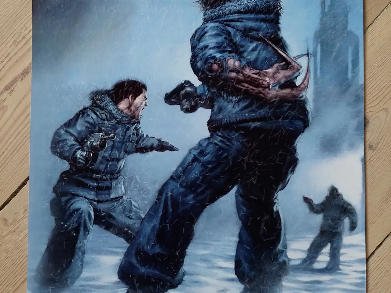 Billede 1 - Ubrugt The Thing Plakat – Sci-Fi/Horror Gaming Art