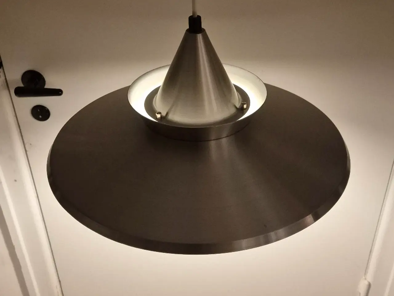 Billede 2 - Fin flerskærmspendel i børstet aluminium