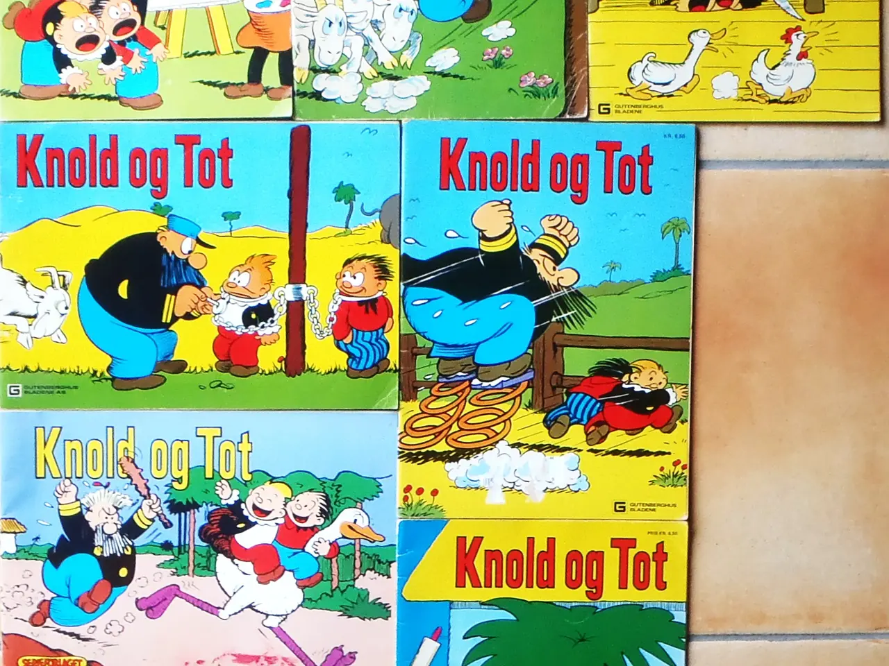 Billede 1 - Knold og Tot årshæfter