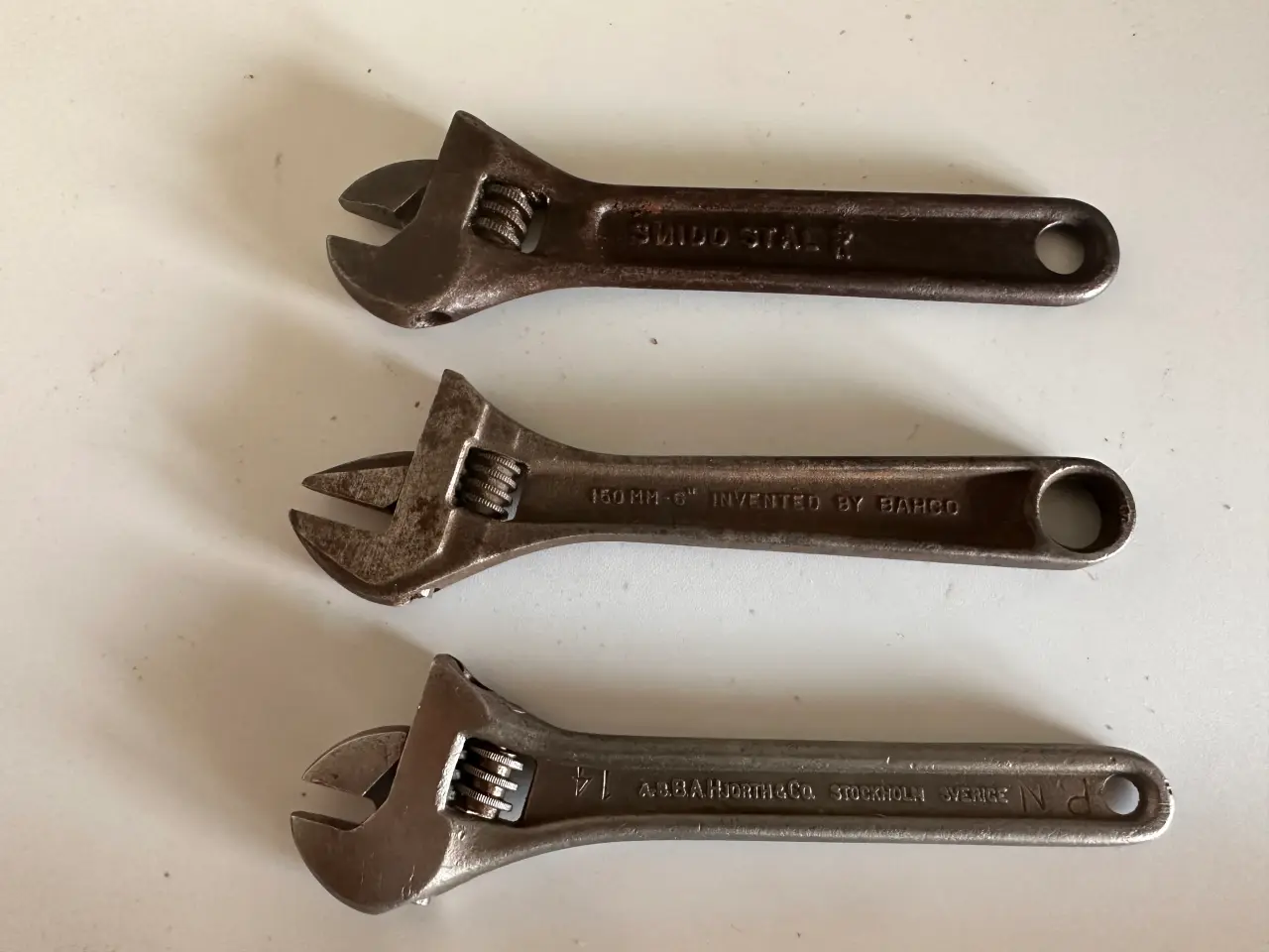 Billede 3 - 6” skiftenøgle Bacho- kongsberg er solgt