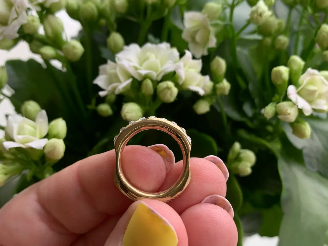 Billede 1 - Dyrberg Kern Ring med Zirkonia Sten