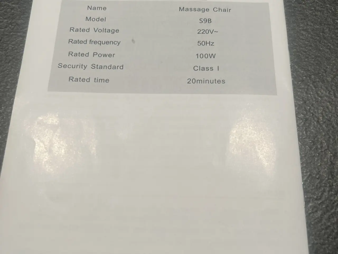 Billede 1 - Massagestol så god som ny et år gammel 