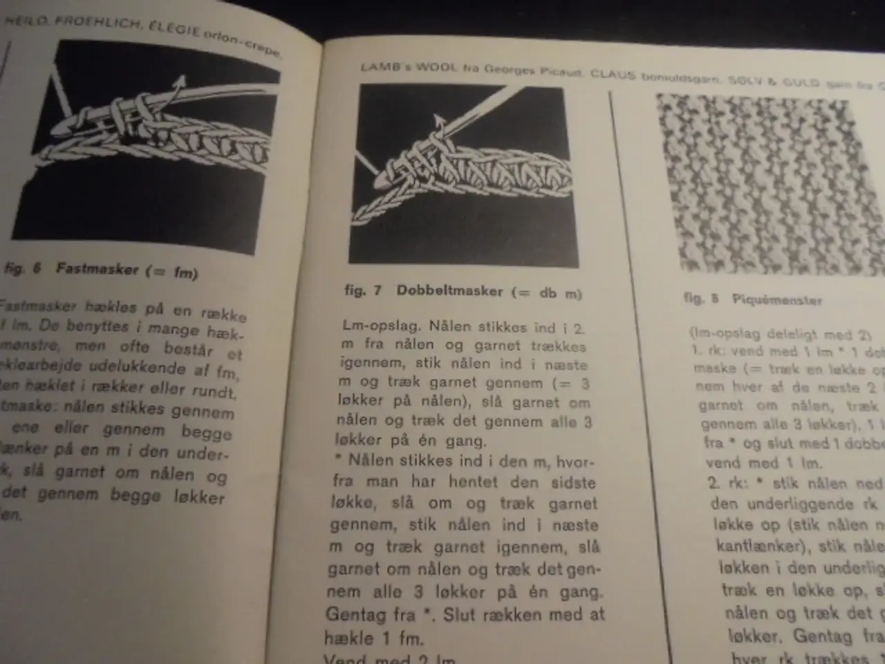 Billede 4 - ABC i hækling fra Dalegarn fra ca. 1966