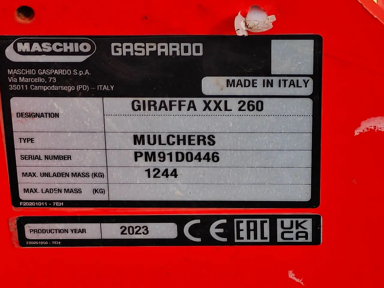 Billede 12 - Maschio Giraffa XXL 260