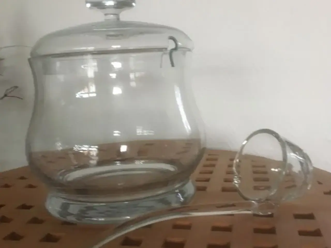Billede 2 - Glas bowle med ske