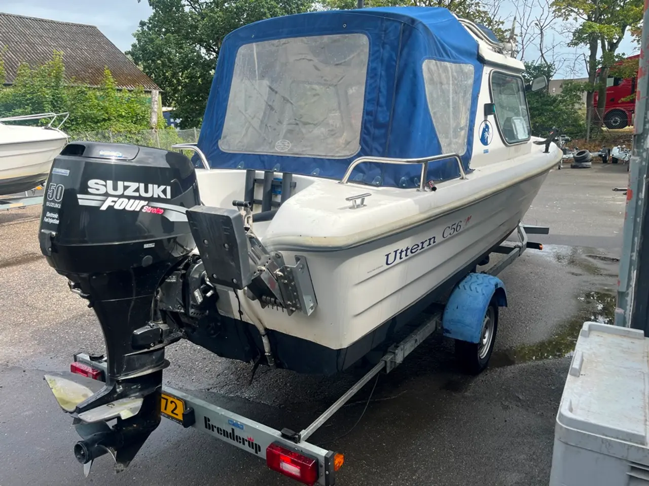 Billede 5 - Uttern C56 med 50hk Suzuki og Bådtrailer