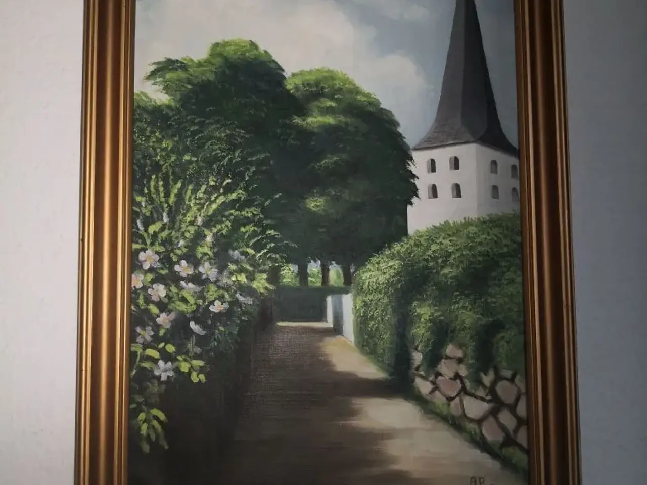 Billede 1 - Maleri af Bogense kirke